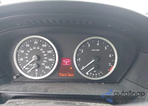 2007 BMW 525I из США, поврежденный, VIN WBANE535X7CY07191